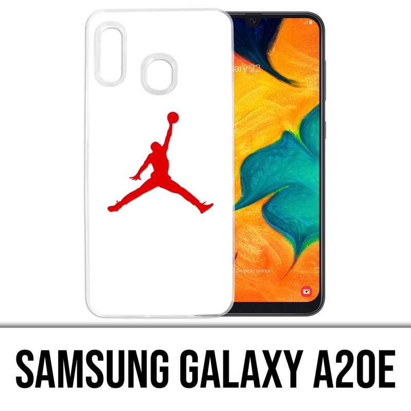 Samsung Galaxy A20e Case - Jordan Basketball Logo White