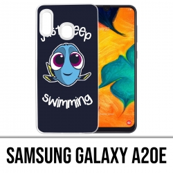 Coque Samsung Galaxy A20e - Just Keep Swimming