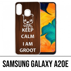 Coque Samsung Galaxy A20e - Keep Calm Groot