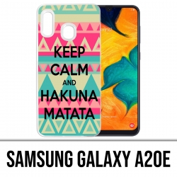 Samsung Galaxy A20e Case - Keep Calm Hakuna Mattata