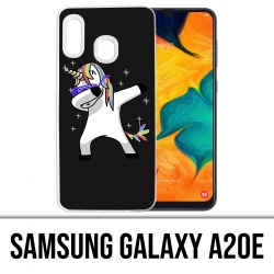 Samsung Galaxy A20e Case - Dab Unicorn