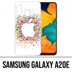 Samsung Galaxy A20e Case - Multicolor Apple Logo