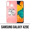 Custodia per Samsung Galaxy A20e - Love Message Moon Back