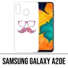 Coque Samsung Galaxy A20e - Lunettes Moustache
