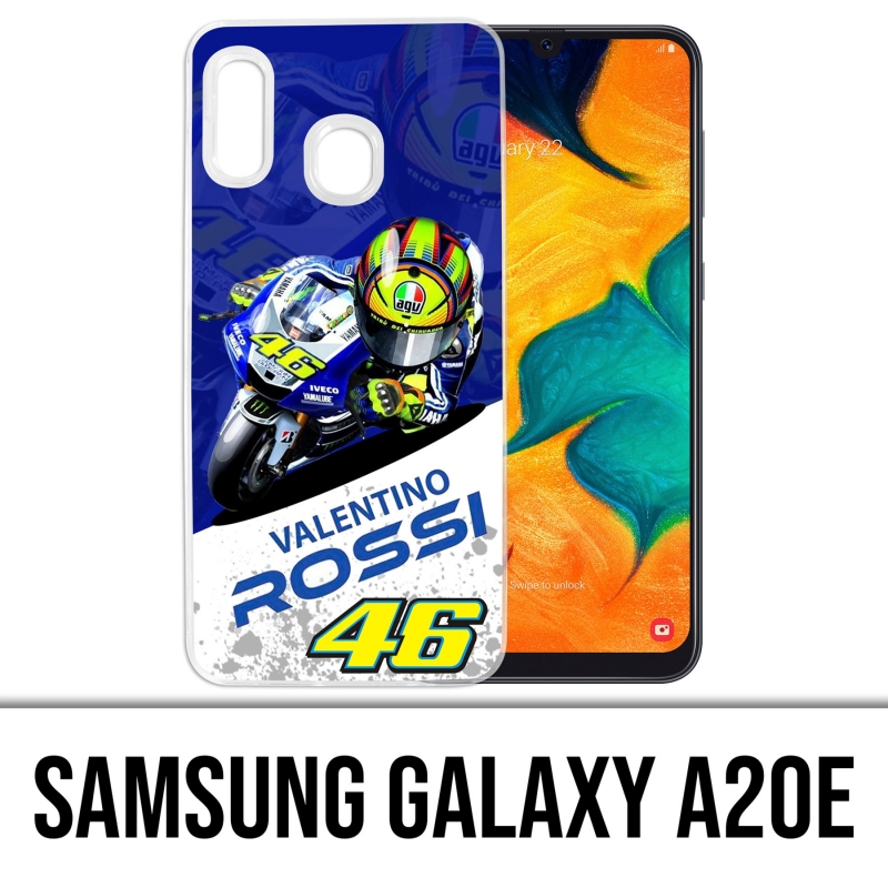 Samsung Galaxy A20e Case - Motogp Rossi Cartoon Galaxy