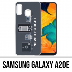 Samsung Galaxy A20e Case - Vergessen Sie nie Vintage