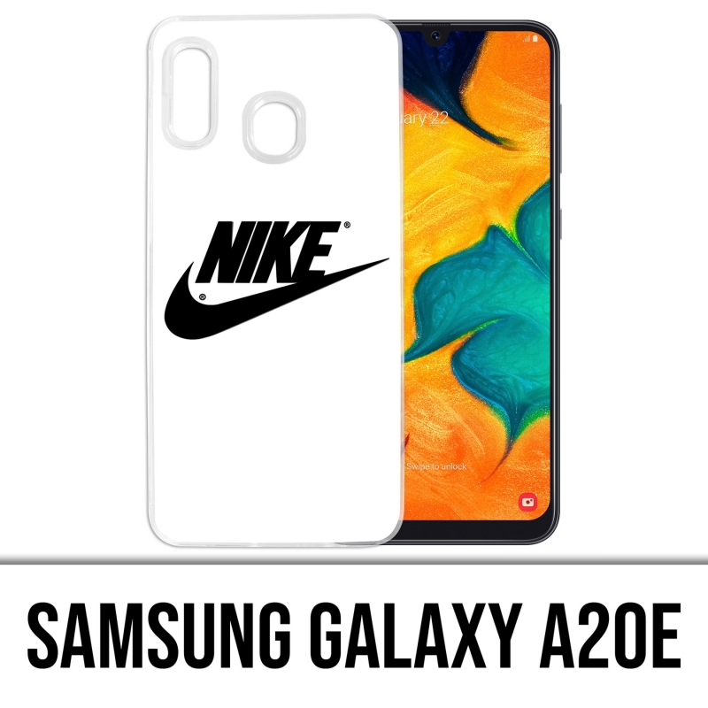 Funda Samsung Galaxy A20e - Logotipo de Nike Blanco