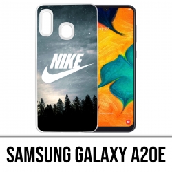 Samsung Galaxy A20e Case - Nike Logo Wood