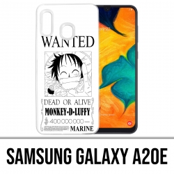 Samsung Galaxy A20e - funda One Piece Wanted Luffy