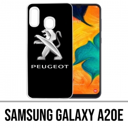 Custodia per Samsung Galaxy A20e - Logo Peugeot