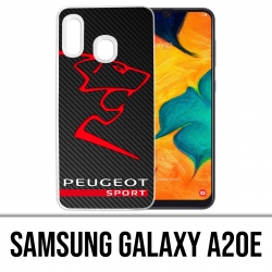 Coque Samsung Galaxy A20e - Peugeot Sport Logo