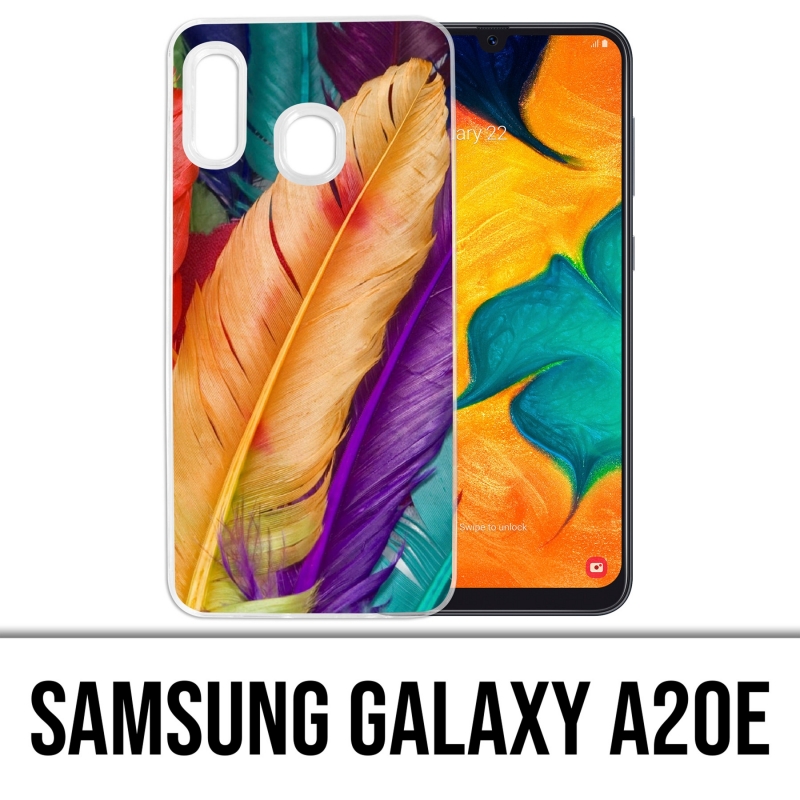 Samsung Galaxy A20e Case - Feathers