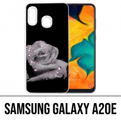 Funda Samsung Galaxy A20e - Gotas rosas