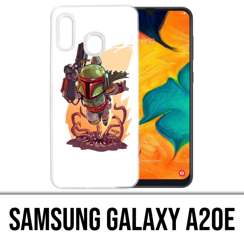Samsung Galaxy A20e Case - Star Wars Boba Fett Cartoon