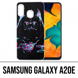 Samsung Galaxy A20e Case - Star Wars Darth Vader Neon
