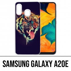 Samsung Galaxy A20e Case - Paint Tiger