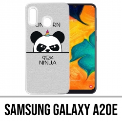 Custodia per Samsung Galaxy A20e - Unicorno Ninja Panda Unicorno