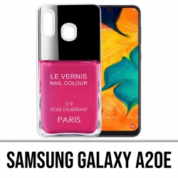 Funda Samsung Galaxy A20e - Patente Pink Paris