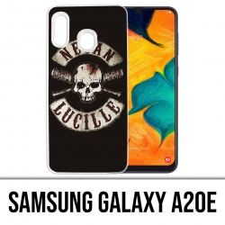 Samsung Galaxy A20e Case - Walking Dead Logo Negan Lucille