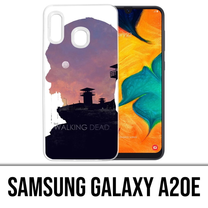 Coque Samsung Galaxy A20e - Walking Dead Ombre Zombies