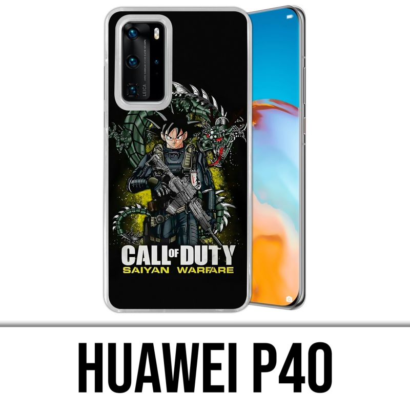 Huawei P40 Case - Call Of Duty X Dragon Ball Saiyan Warfare