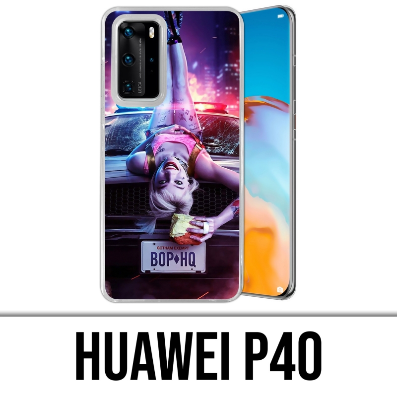 Custodia per Huawei P40 - Cappuccio Birds of Prey di Harley Quinn