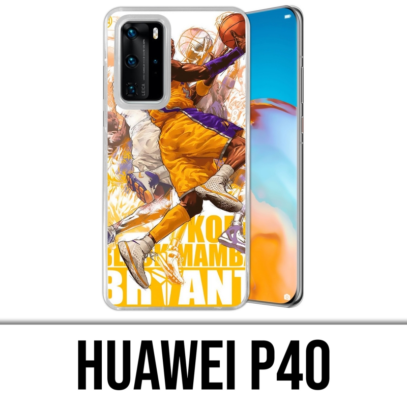 Custodia per Huawei P40 - Kobe Bryant Cartoon Nba