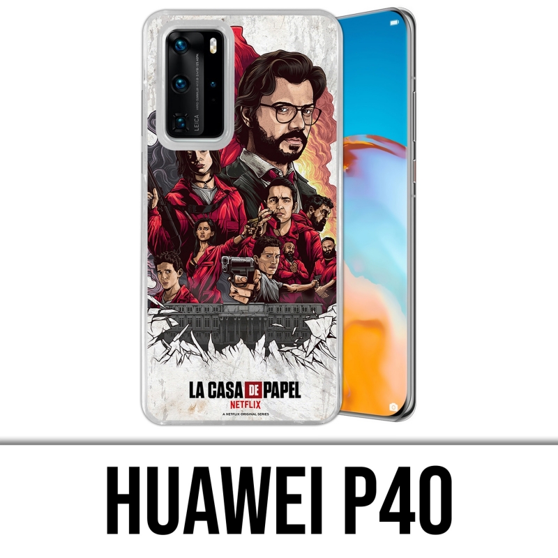 Huawei P40 Case - La Casa De Papel - Comics malen