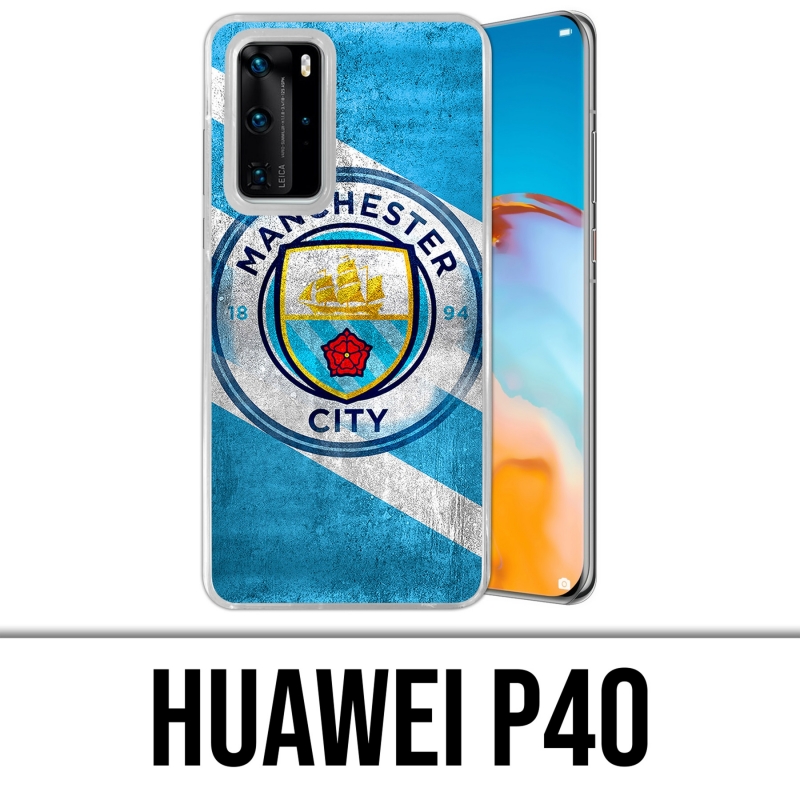 Coque Huawei P40 - Manchester Football Grunge