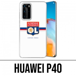 Funda Huawei P40 - Diadema con logotipo OL Olympique Lyonnais