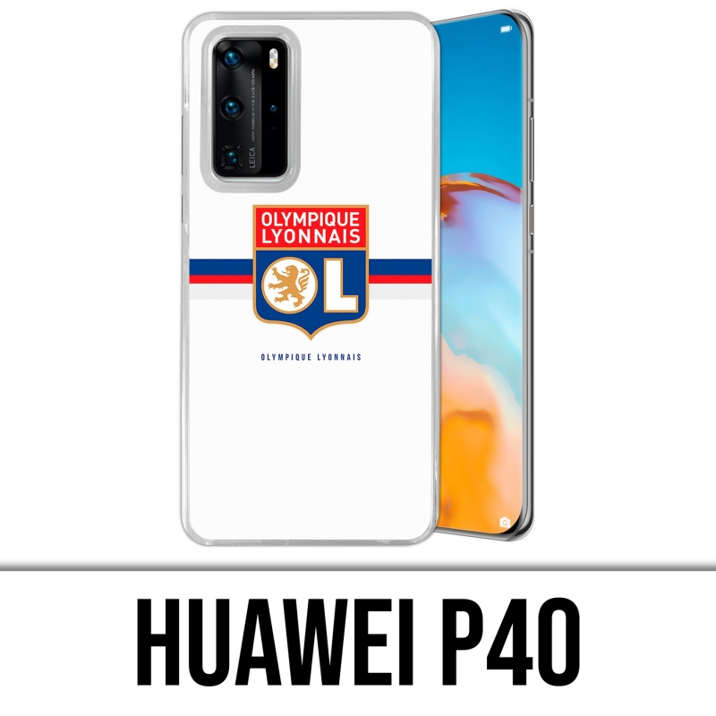 Cover per Huawei P40 - Fascia con logo OL Olympique Lyonnais