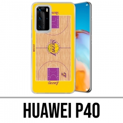 Coque Huawei P40 - Terrain Besketball Lakers Nba