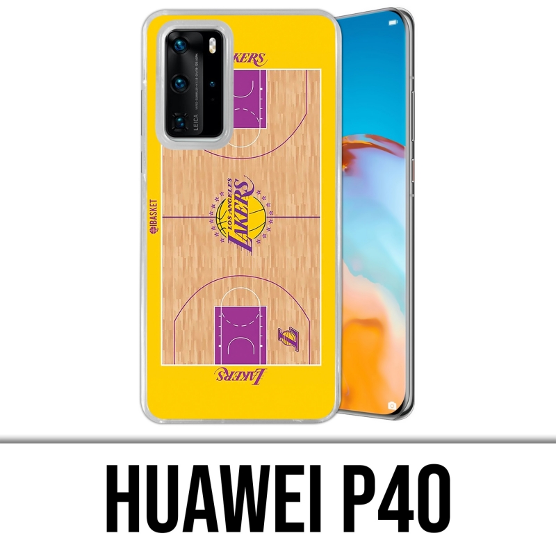 Huawei P40 Case - Besketball Lakers Nba Field