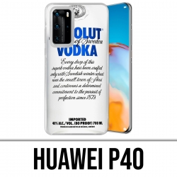 Coque Huawei P40 - Absolut Vodka