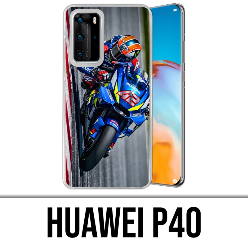 Huawei P40 Case - Alex-Rins-Suzuki-Motogp-Pilote
