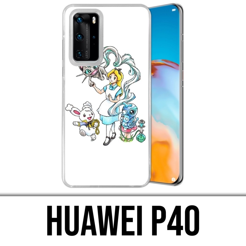 Coque Huawei P40 - Alice Au Pays Des Merveilles Pokémon