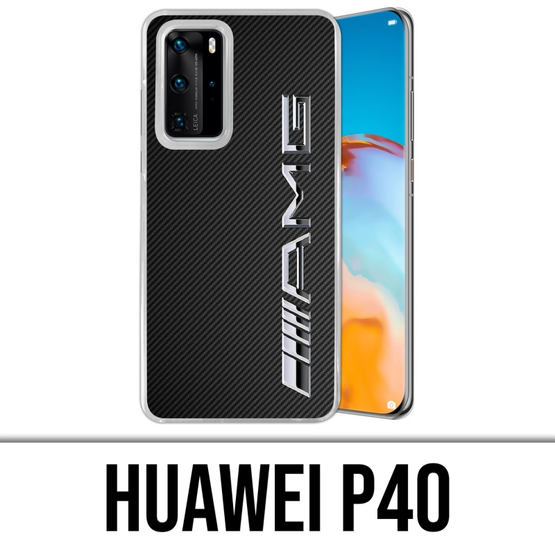 Huawei P40 Case - Amg Carbon Logo