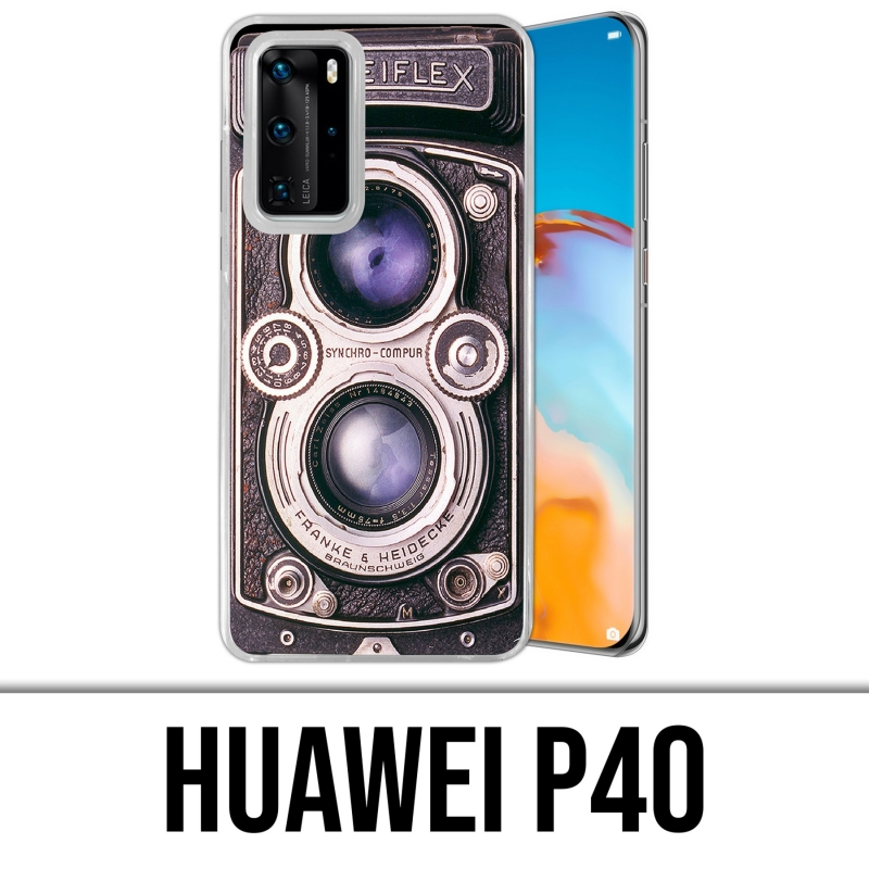 Huawei P40 Case - Vintage Kamera
