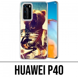 Custodia per Huawei P40 - Orso astronauta