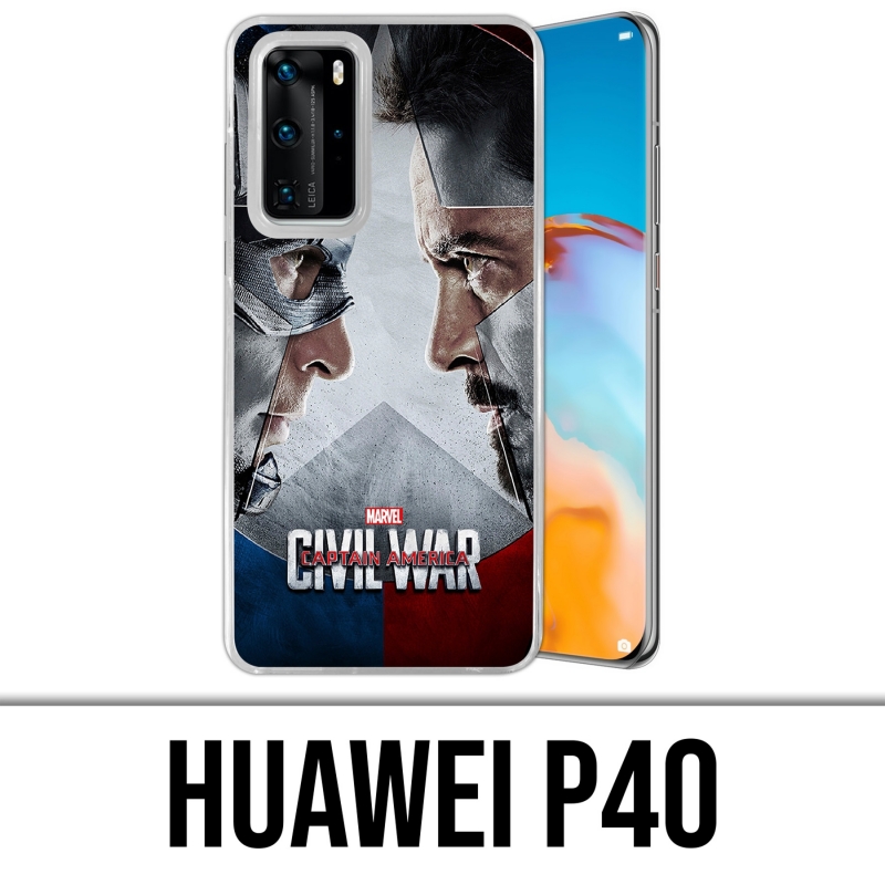 Custodie e protezioni Huawei P40 - Avengers Civil War