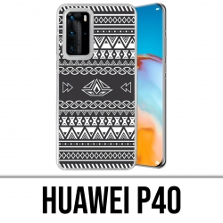 Coque Huawei P40 - Azteque Gris