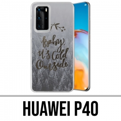 Custodia per Huawei P40 - Baby Cold Outside