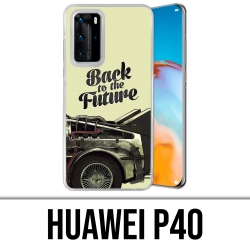 Huawei P40 Case - Back To The Future Delorean 2