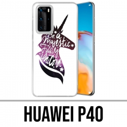 Funda Huawei P40 - Sea un unicornio majestuoso