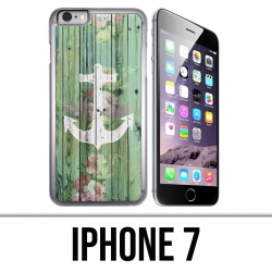 Funda para iPhone 7 - Ancla de madera marina