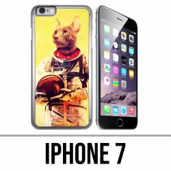 Coque iPhone 7 - Animal Astronaute Chat
