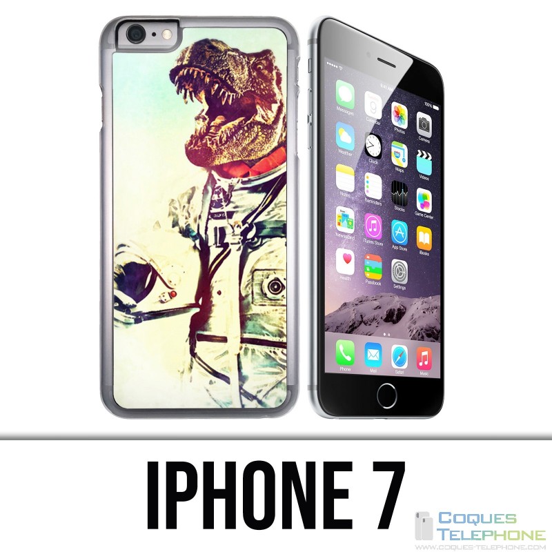 Coque iPhone 7 - Animal Astronaute Dinosaure