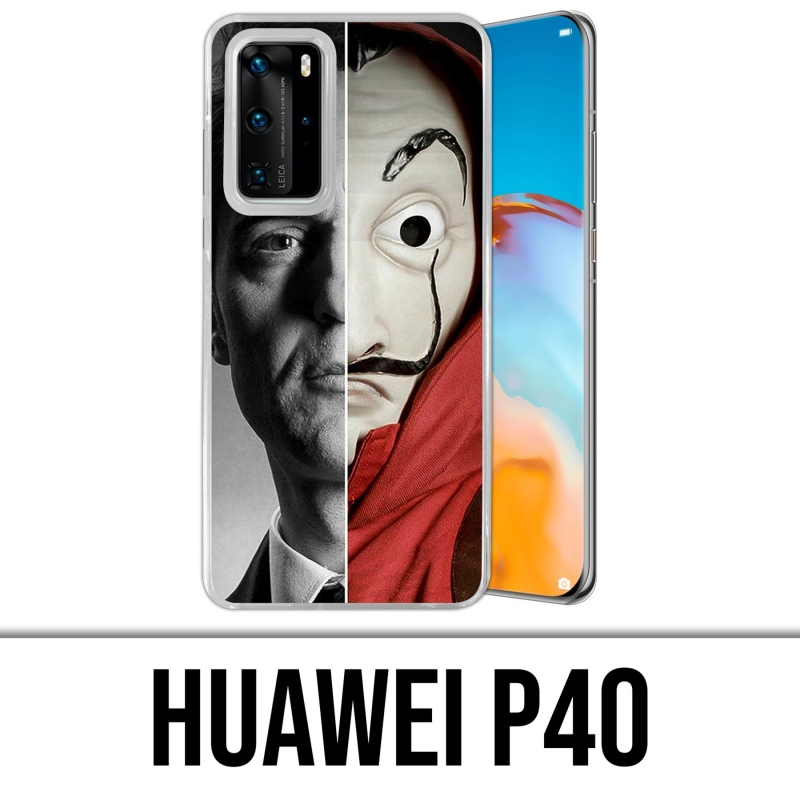 Coque Huawei P40 - Casa De Papel Berlin Masque Split