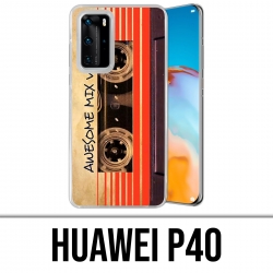Custodia Huawei P40 - Cassetta audio vintage Guardians Of The Galaxy