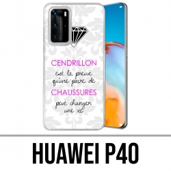 Custodia per Huawei P40 - Citazione di Cenerentola